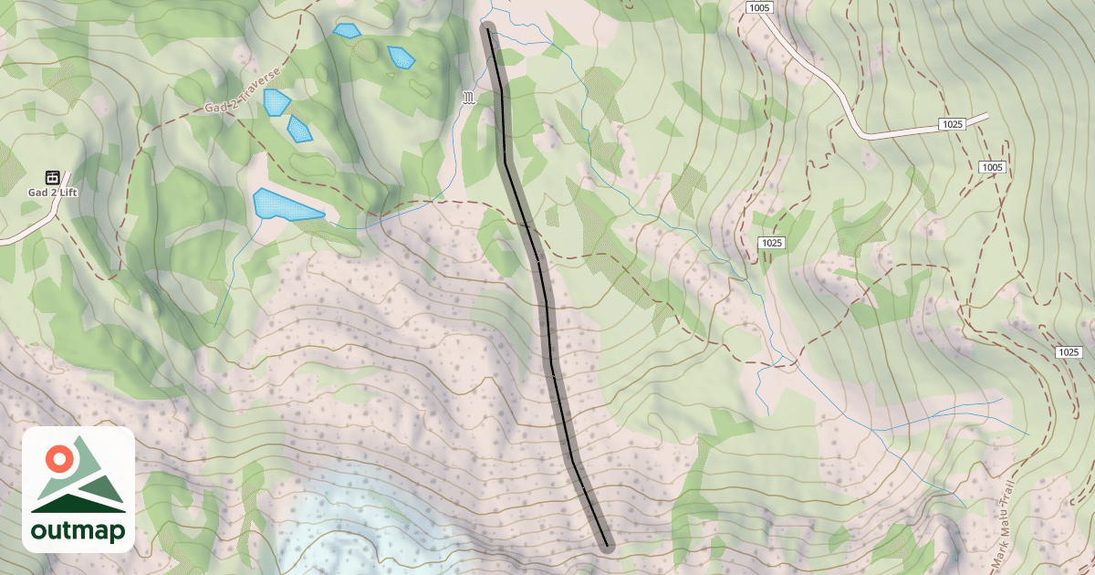 Map of Bonar's Pass