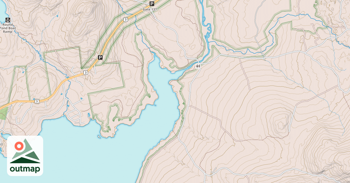 Map of Magalloway Rd