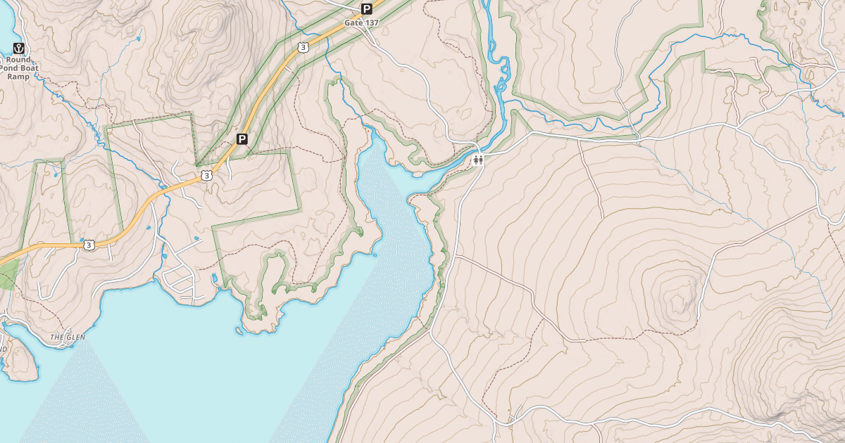Map preview of Magalloway Rd