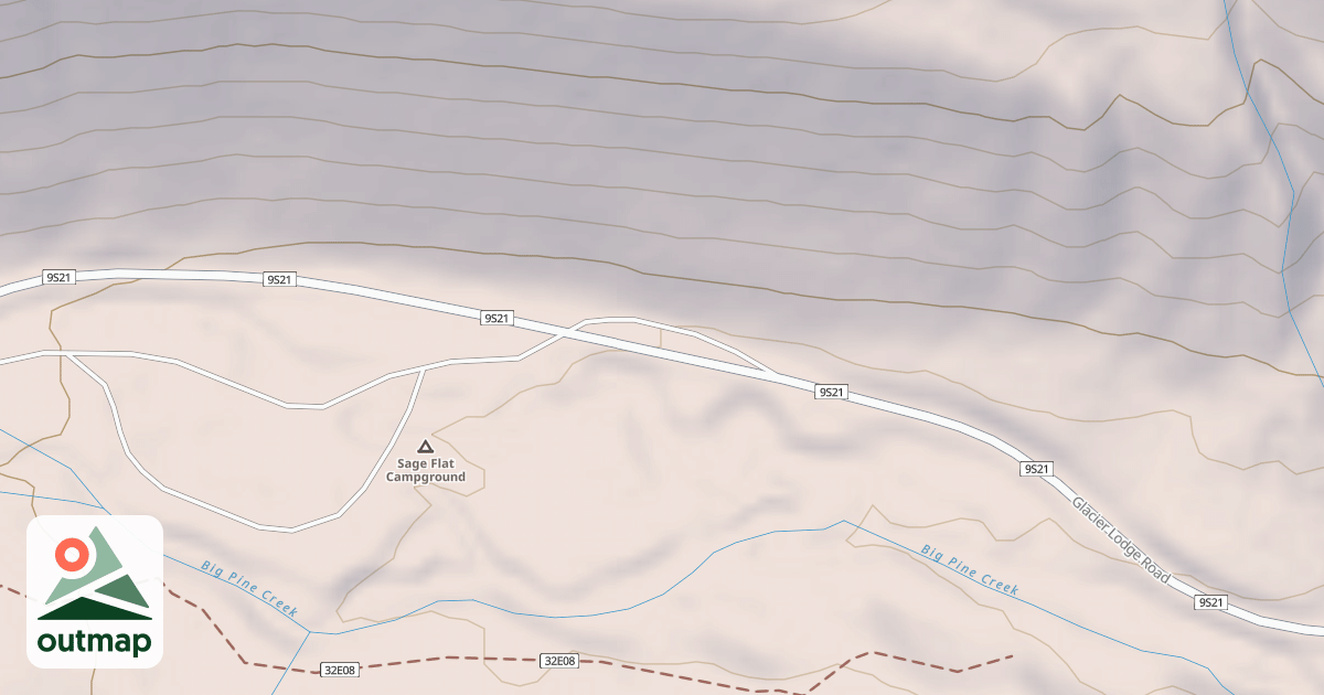 Map of BIG PINE CYN INFOCEN Q-071