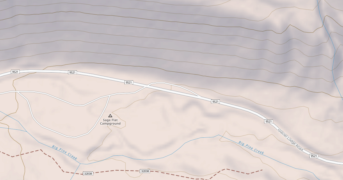 Map preview of BIG PINE CYN INFOCEN Q-071
