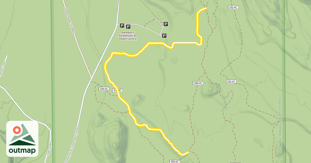 Map of Perspiration Trail