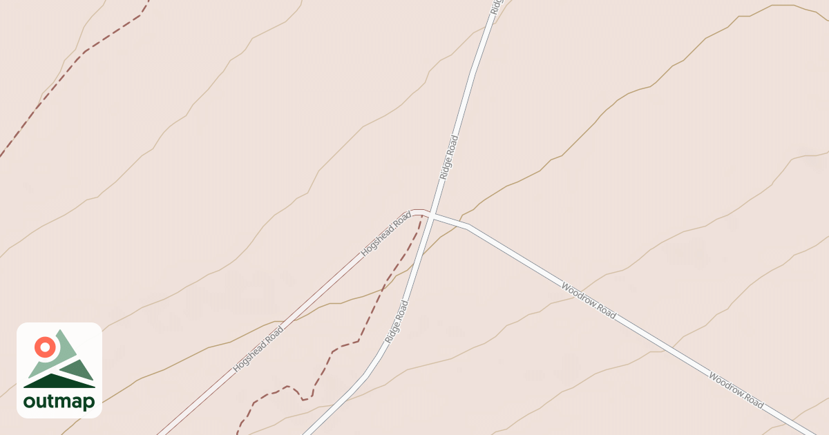 Map of Michaux State Forest – Snowmobile Trail System (Northern)