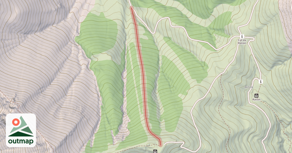 Map of Coqs de Bruyère