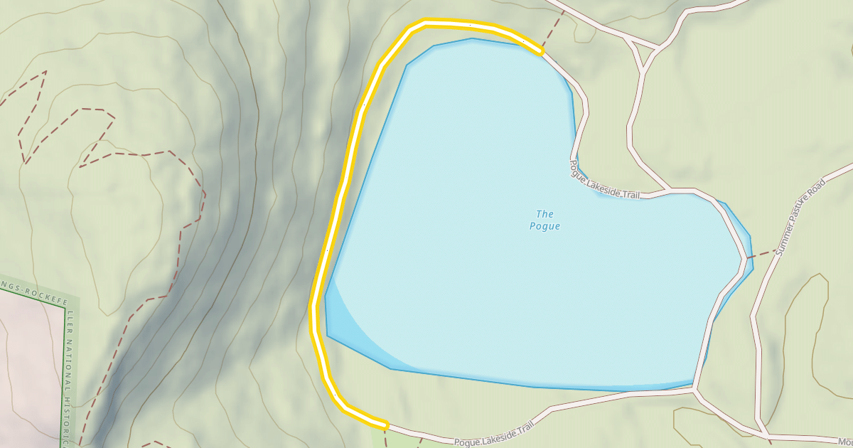 Map preview of Pogue Lakeside Trail