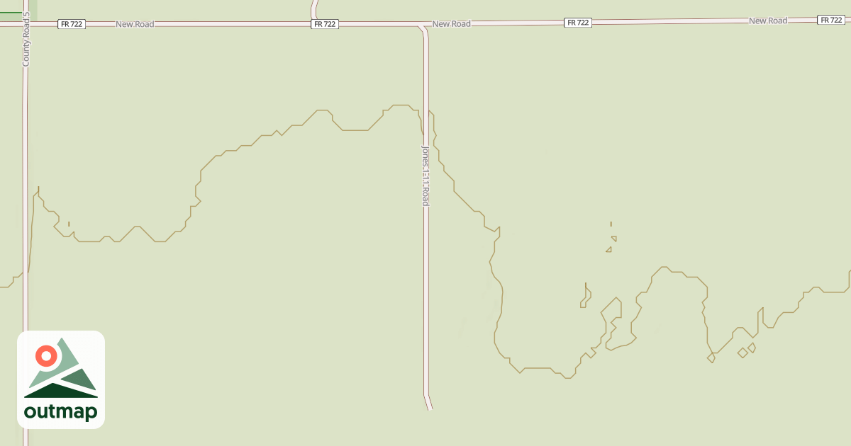 Map of JONES 1-11