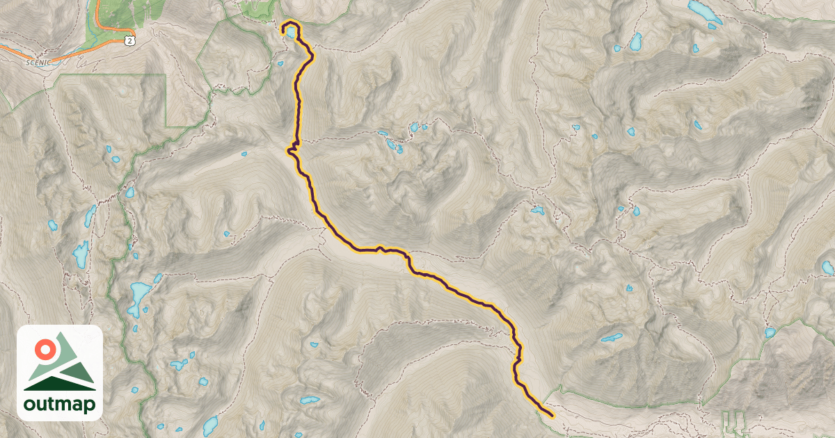 Map of Icicle Creek Trail