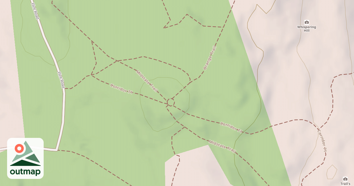 Map of Red Trail