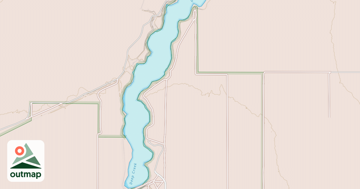 Map of EAST STONE RESERVOIR