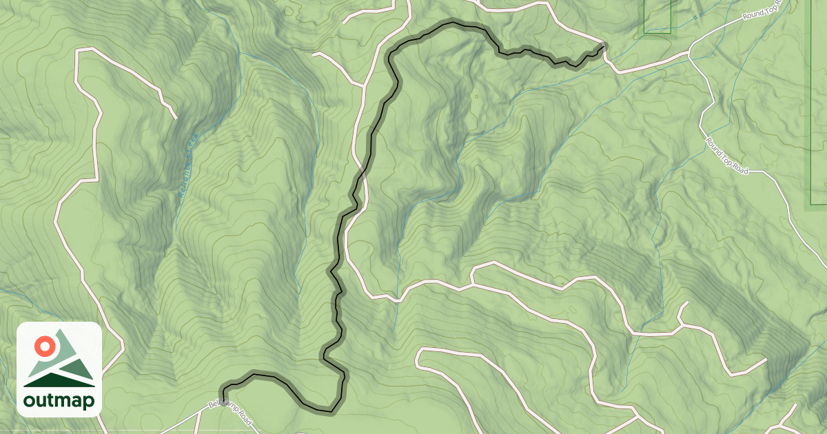 Map of Raven Ridge Mountain Bike Trail