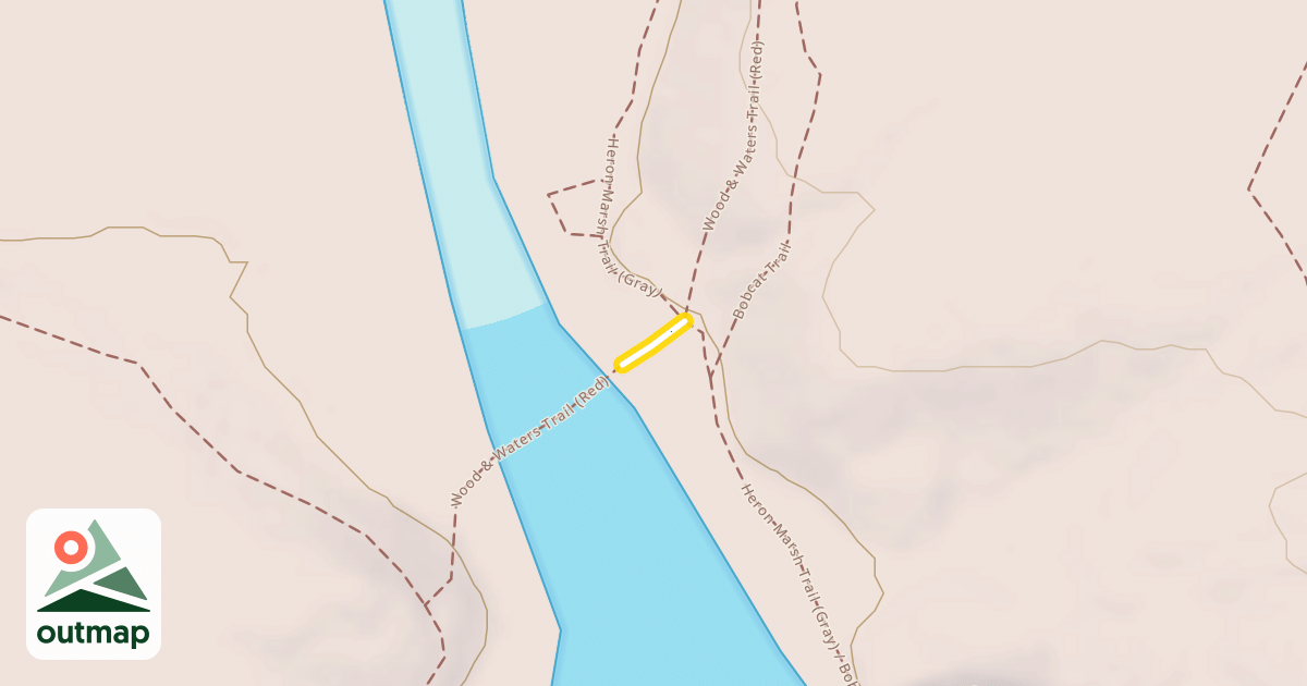 Map of Wood & Waters Trail (Red)