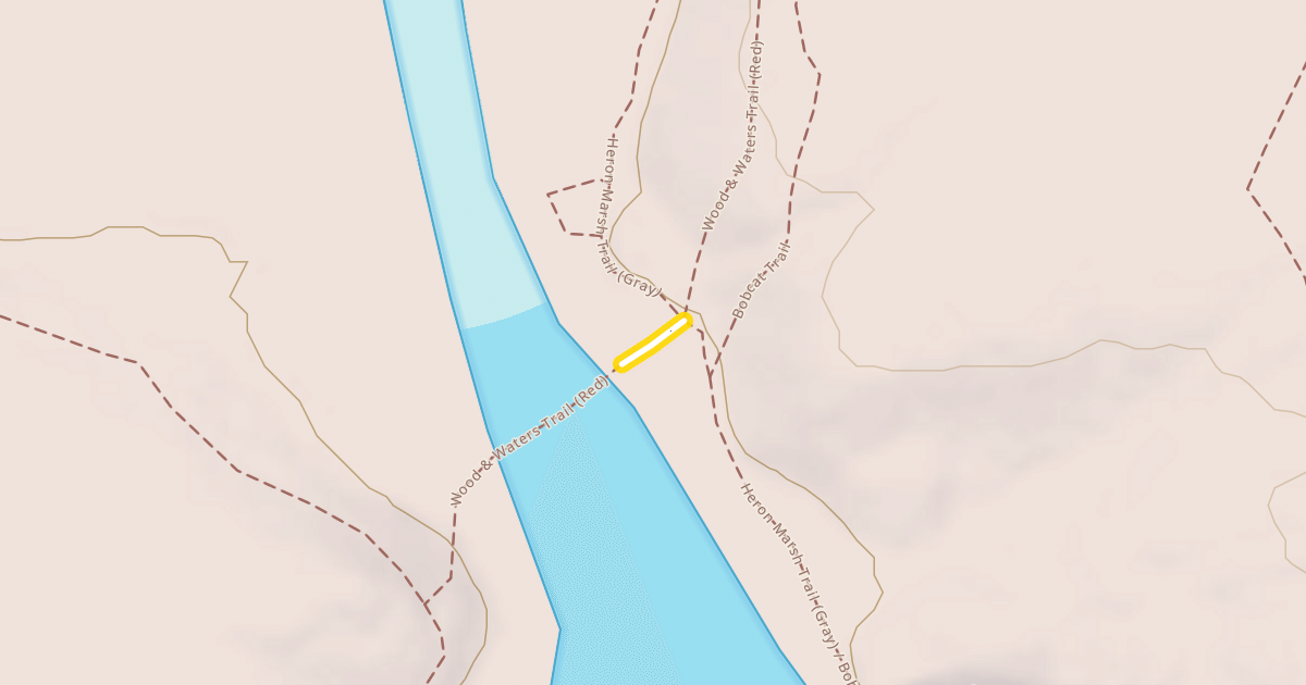 Map preview of Wood & Waters Trail (Red)