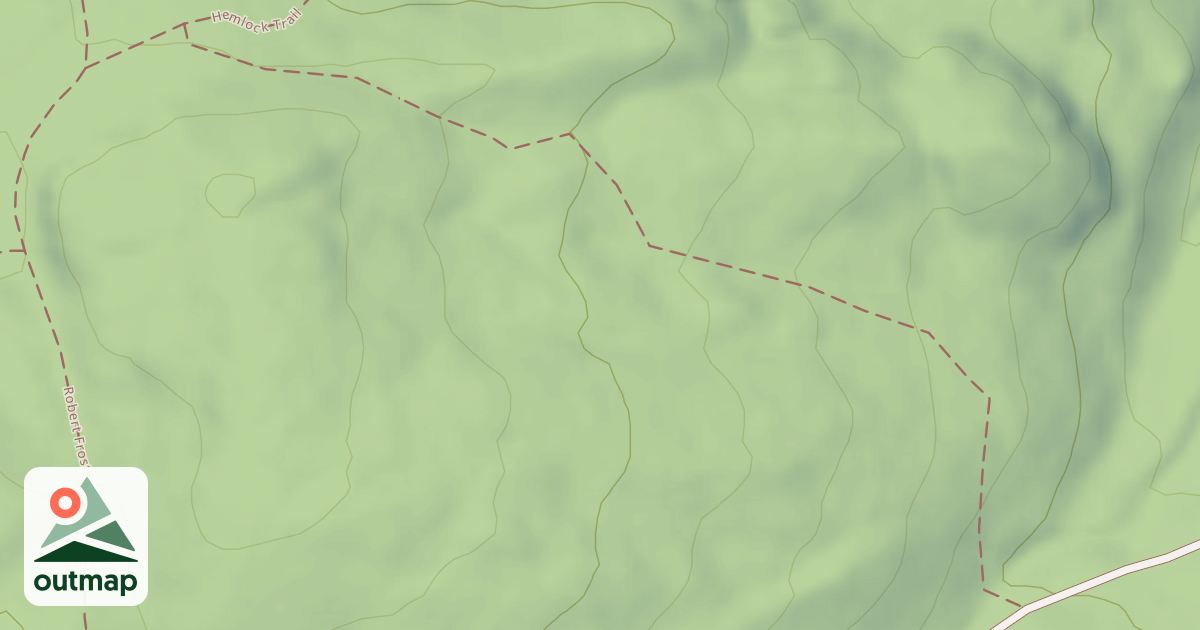 Map of Hemlock Loop Trail
