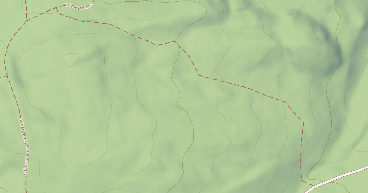 Map preview of Hemlock Loop Trail
