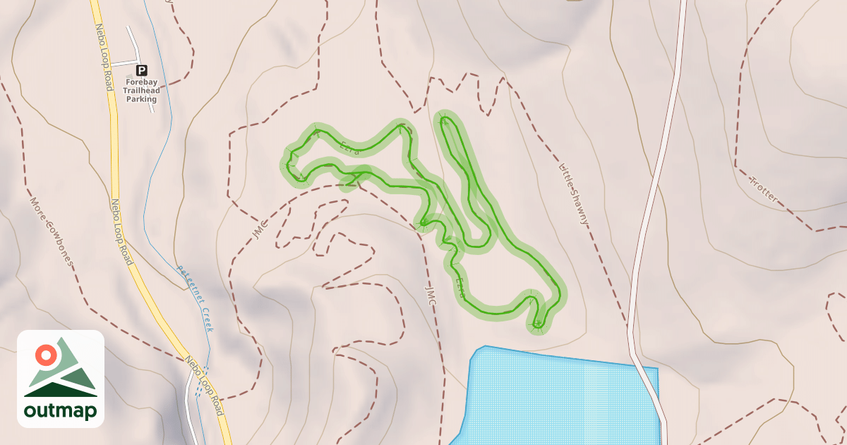 Map of Ezra Trail