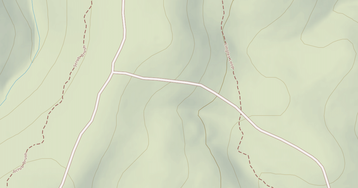Map preview of Peavine Creek Cutoff