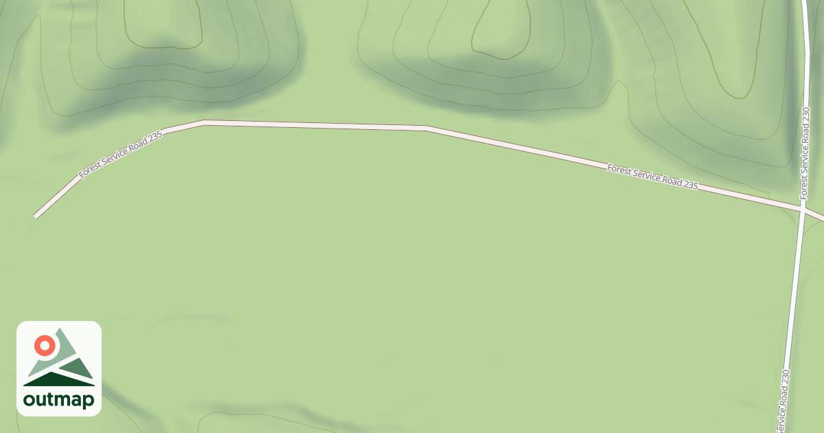 Map of LOST CREEK ROAD 1 in Stewart