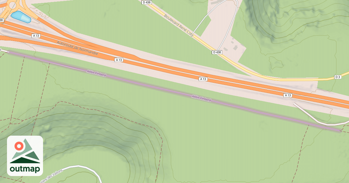 Map of Allée Pintard