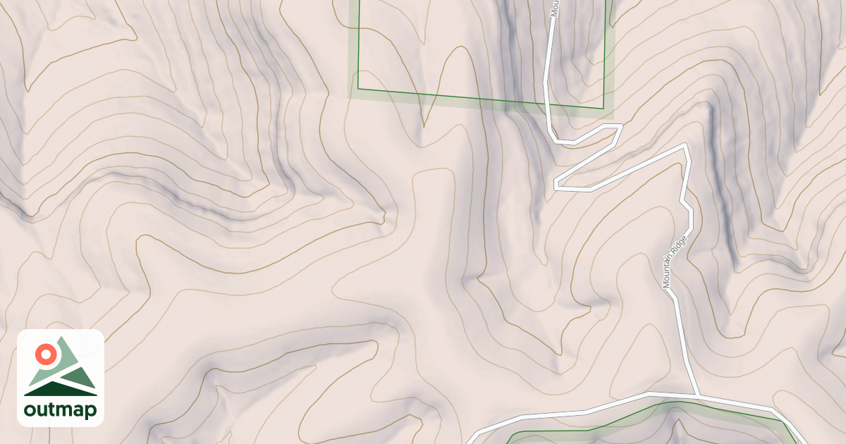 Map of UPPER STEWART RIDGE