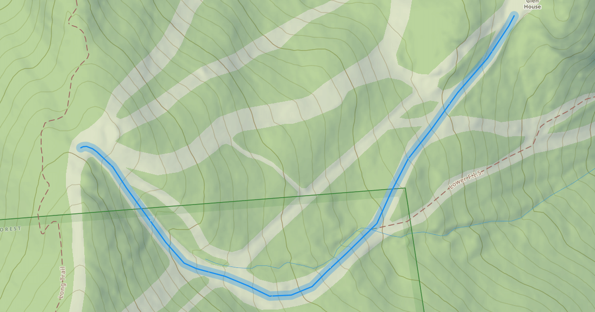 Map preview of Lower Rim Run