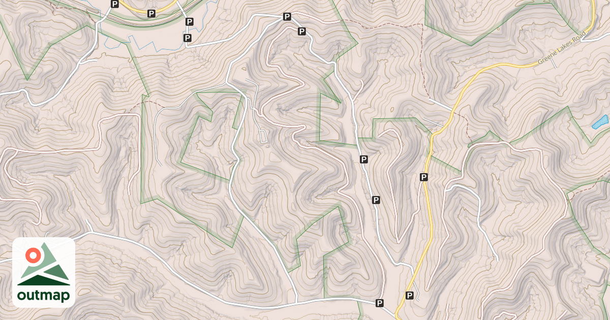 Map of ATV/Disabled Person Route