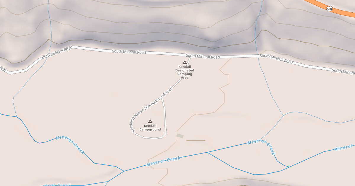 Map preview of KENDALL DISPERSED CG