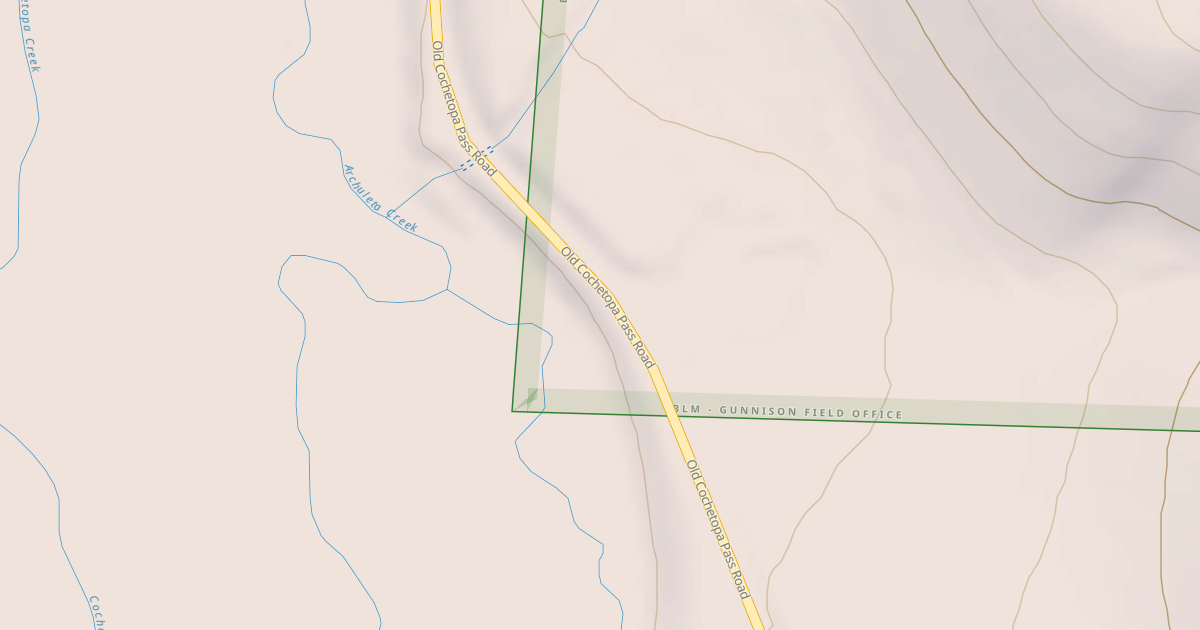 Map preview of BLM National GTLF Public Motorized Roads 4f8061b8-f75b-462e-9b40-451b5b089850