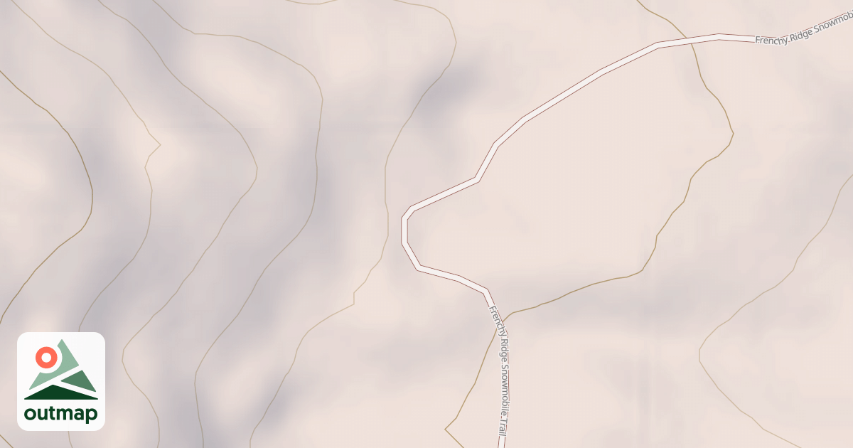 Map of Upper Twin Ski Trail