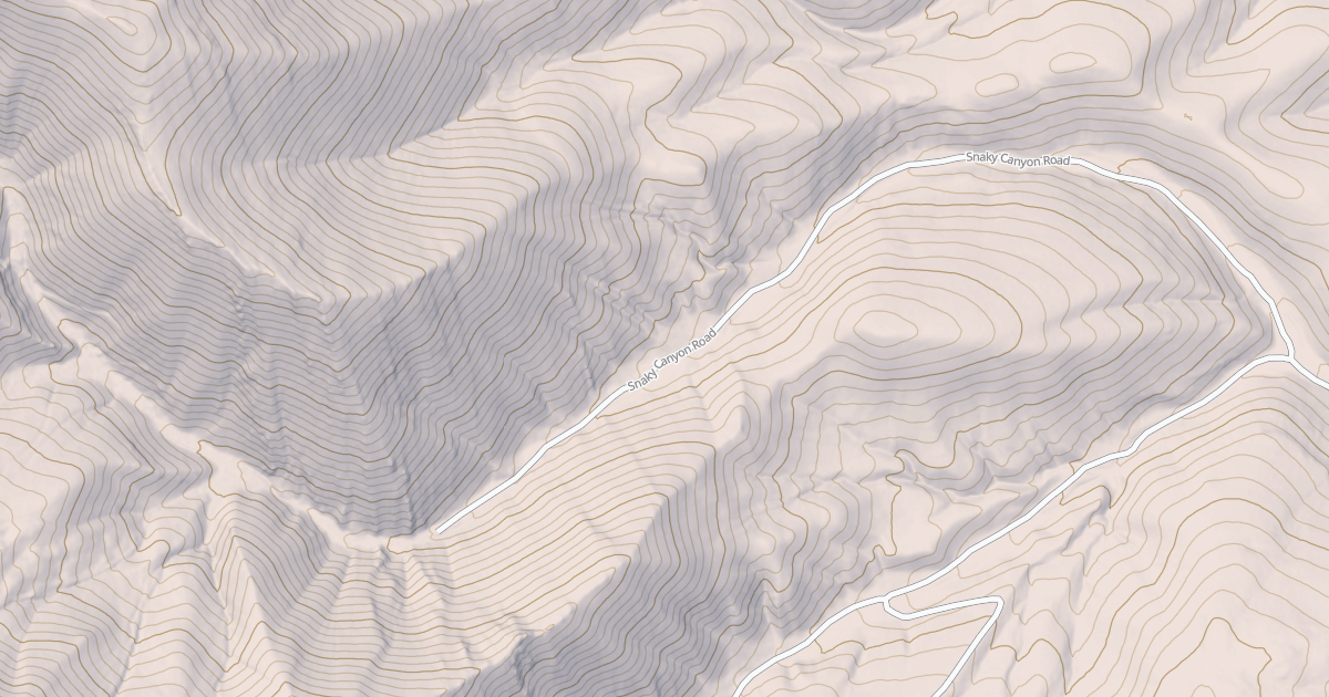 Map preview of NORTH FORK SNAKY CANYON
