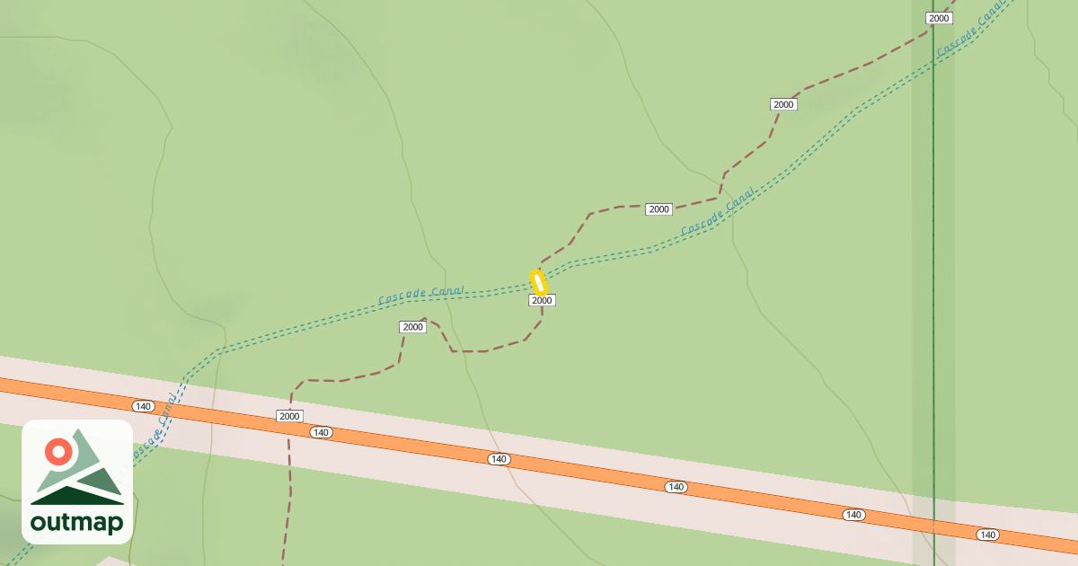 Map of Pacific Crest National Scenic Trail