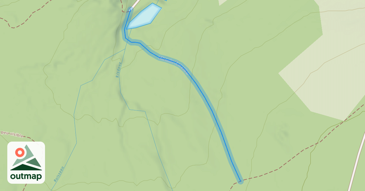 Map of Chemin Forestier