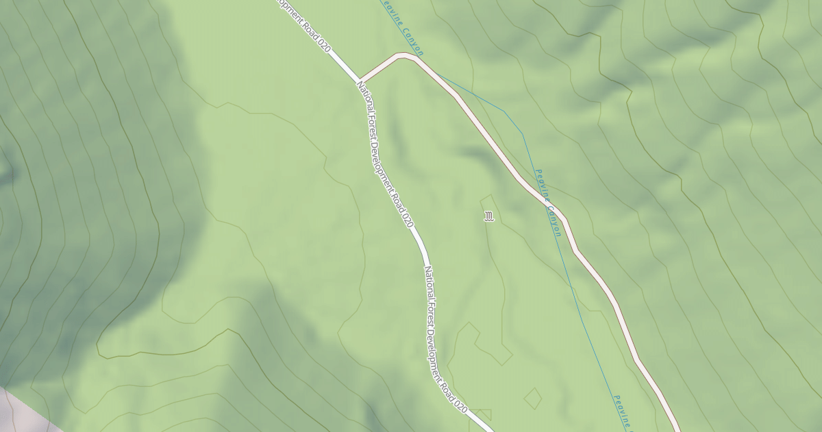 Map preview of PEAVINE TOILET LOOP