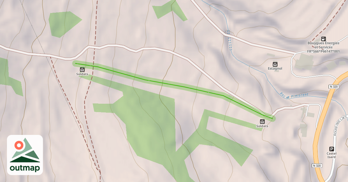 Map of Le Soldat