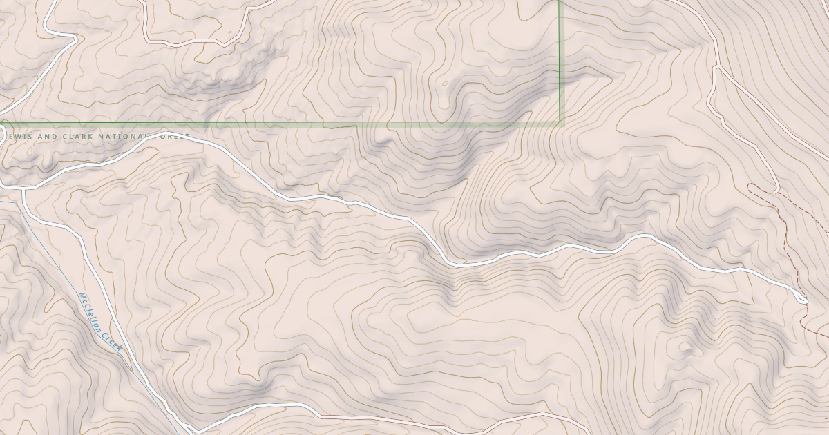 Map preview of CRYSTAL CREEK