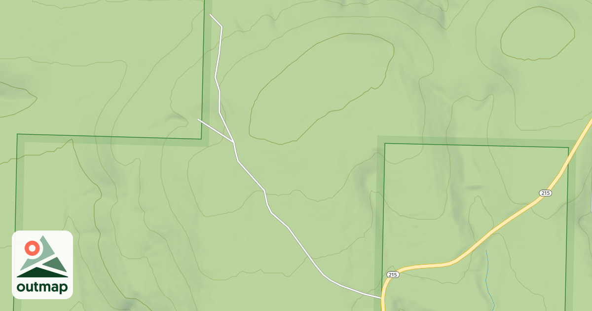 Map of USFS National Forest System Roads {CB231017-6D35-4440-81BD-924BBCA66750}