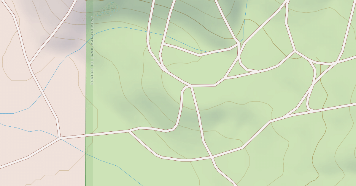 Map preview of BLM National GTLF Public Motorized Roads 61381d40-410d-4c43-bcea-a70efce5c690