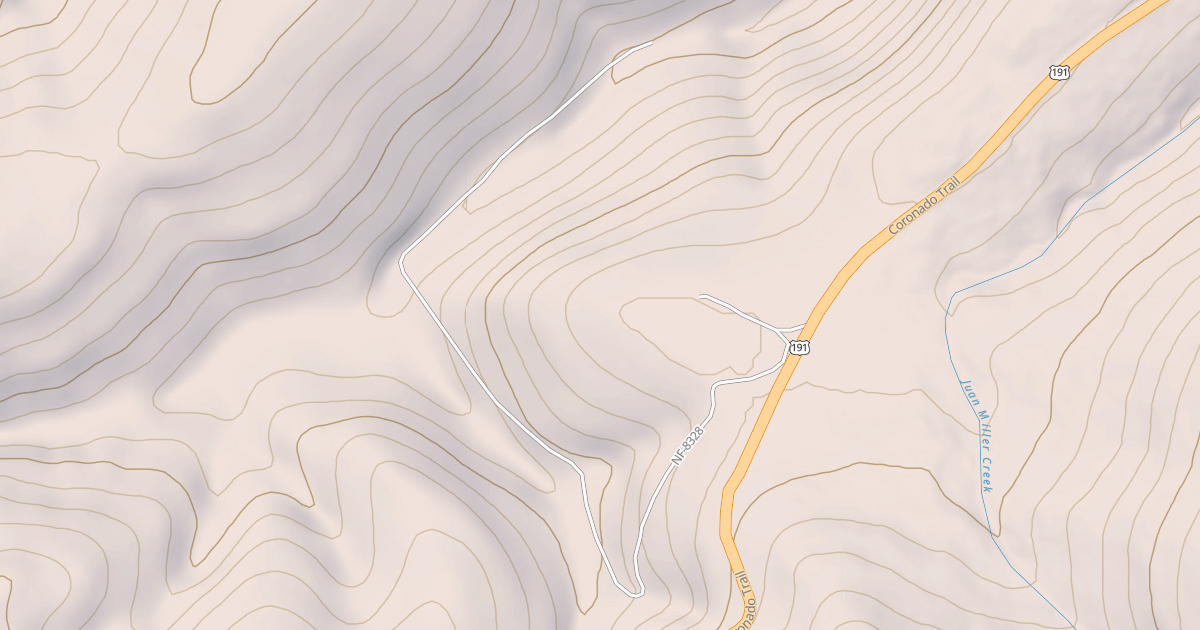 Map preview of USFS National Forest System Roads {CA5FE986-C310-4DF5-AD3B-D050AD0B29BE}