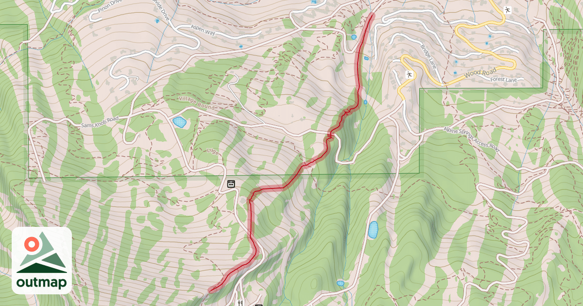Map of Banzai Downhill