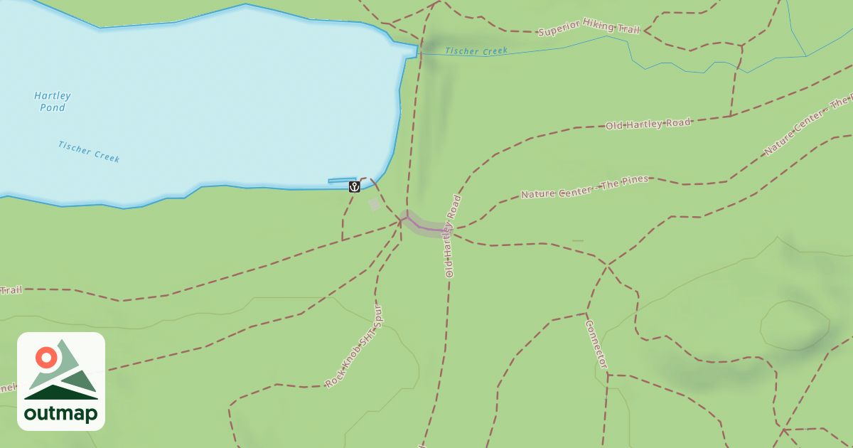 Map of Superior Hiking Trail