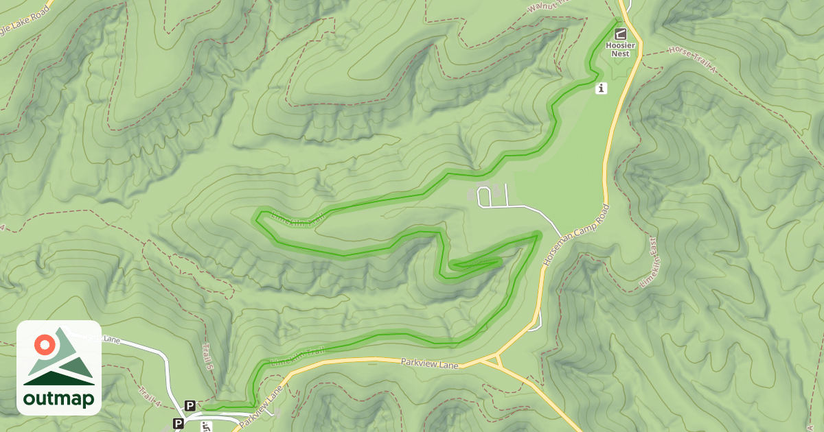 Map of Limekiln West