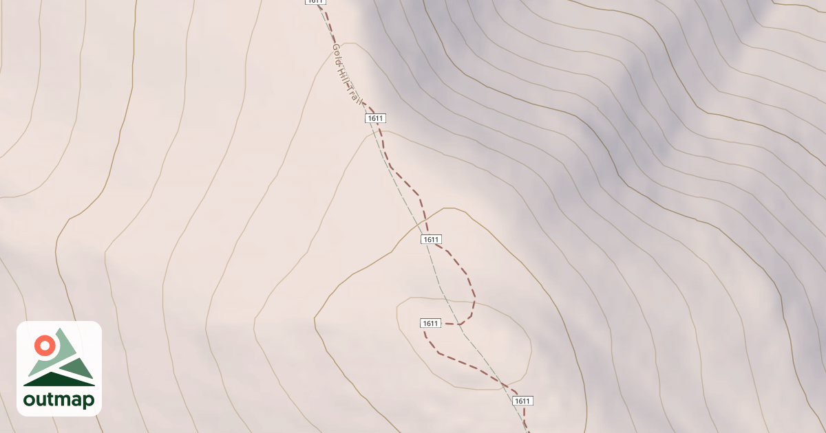Map of Gold Hill