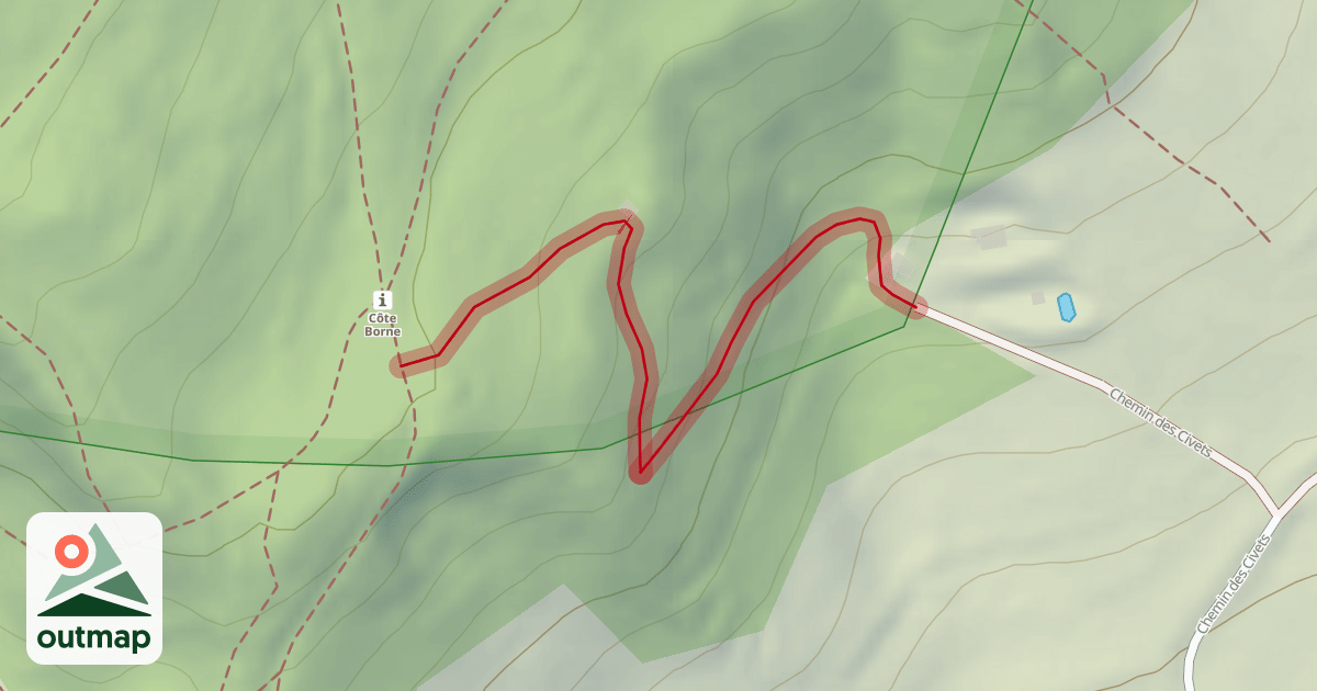 Map of Chemin de Larguit