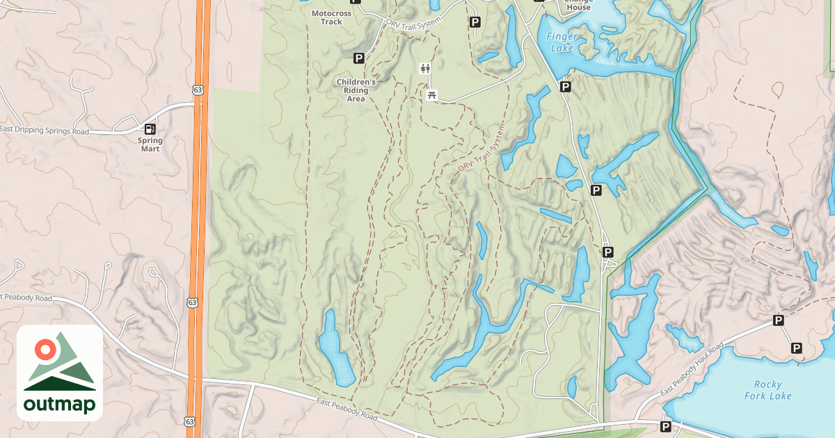 Map of Orv Trail System