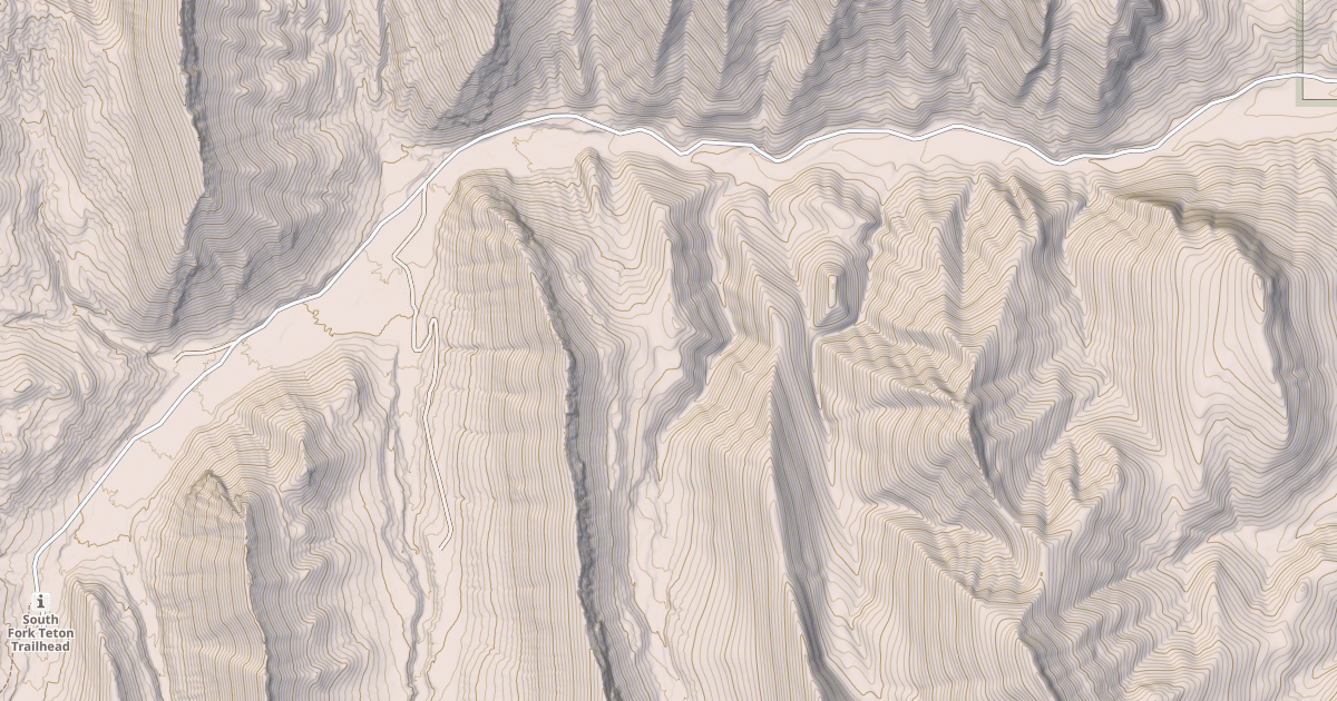 Map preview of SOUTH FORK TETON RIVER