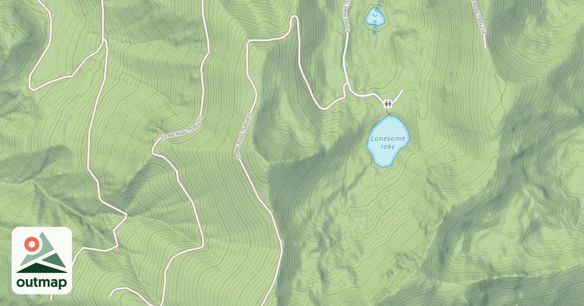 Map of USFS National Forest System Roads {733DB8AB-FE7B-4AFD-8A94-E9A26E60D5C5}