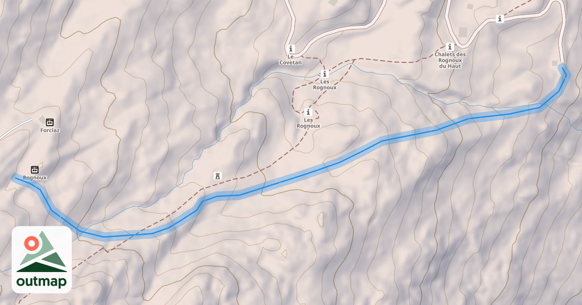 Map of Bonne Combe