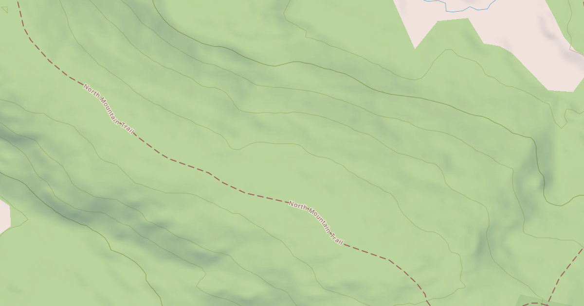 Map preview of North Mtn trail