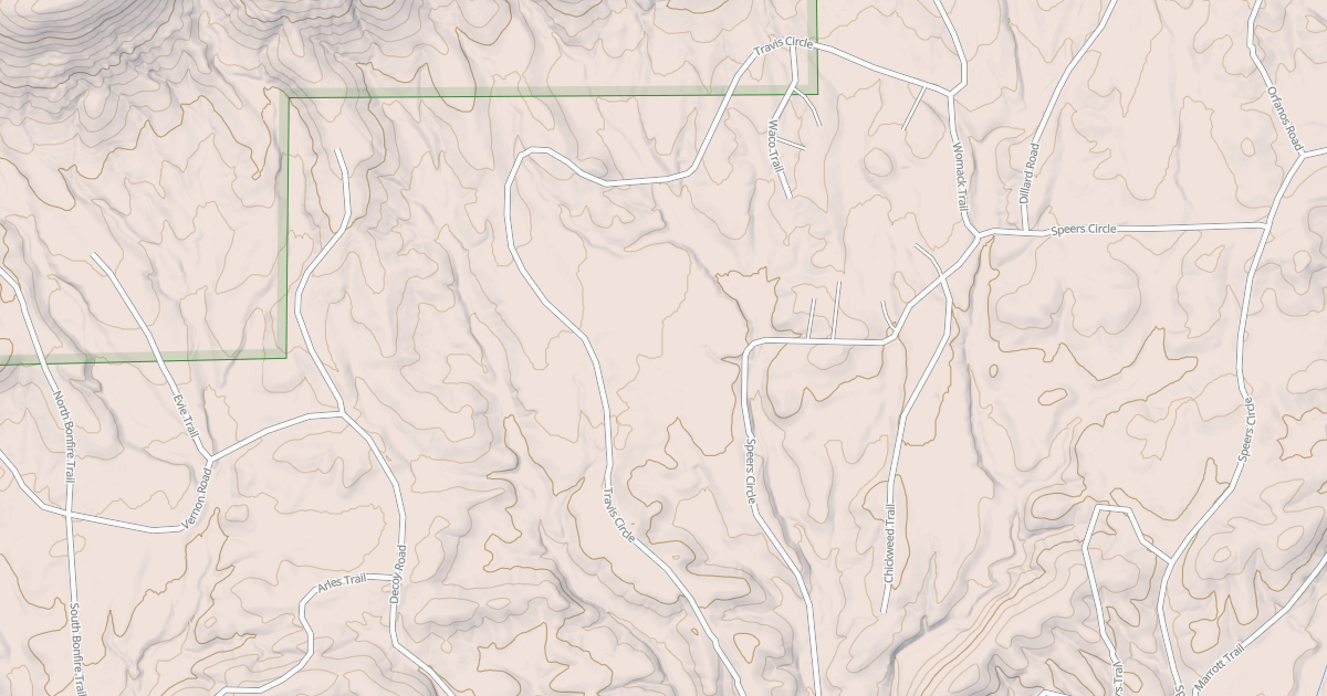 Map preview of TRAVIS CIRCLE