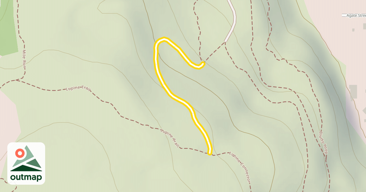 Map of Lupine Trail