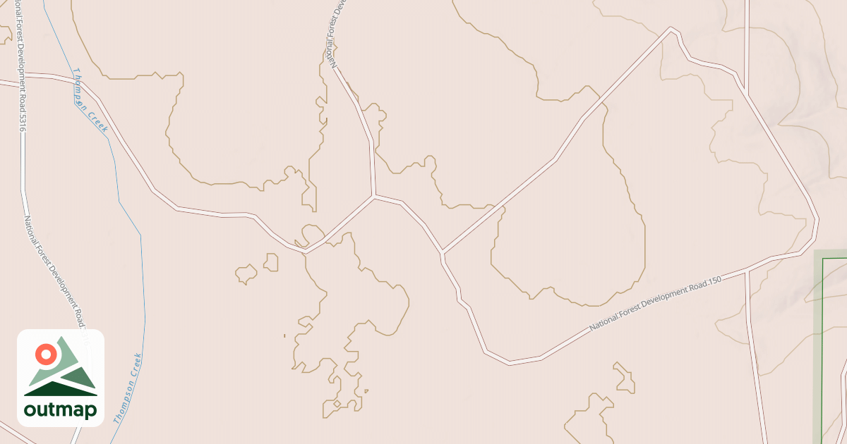 Map of USFS National Forest System Roads {3E28A5AD-26C3-4C73-A942-62EC493FF24E}